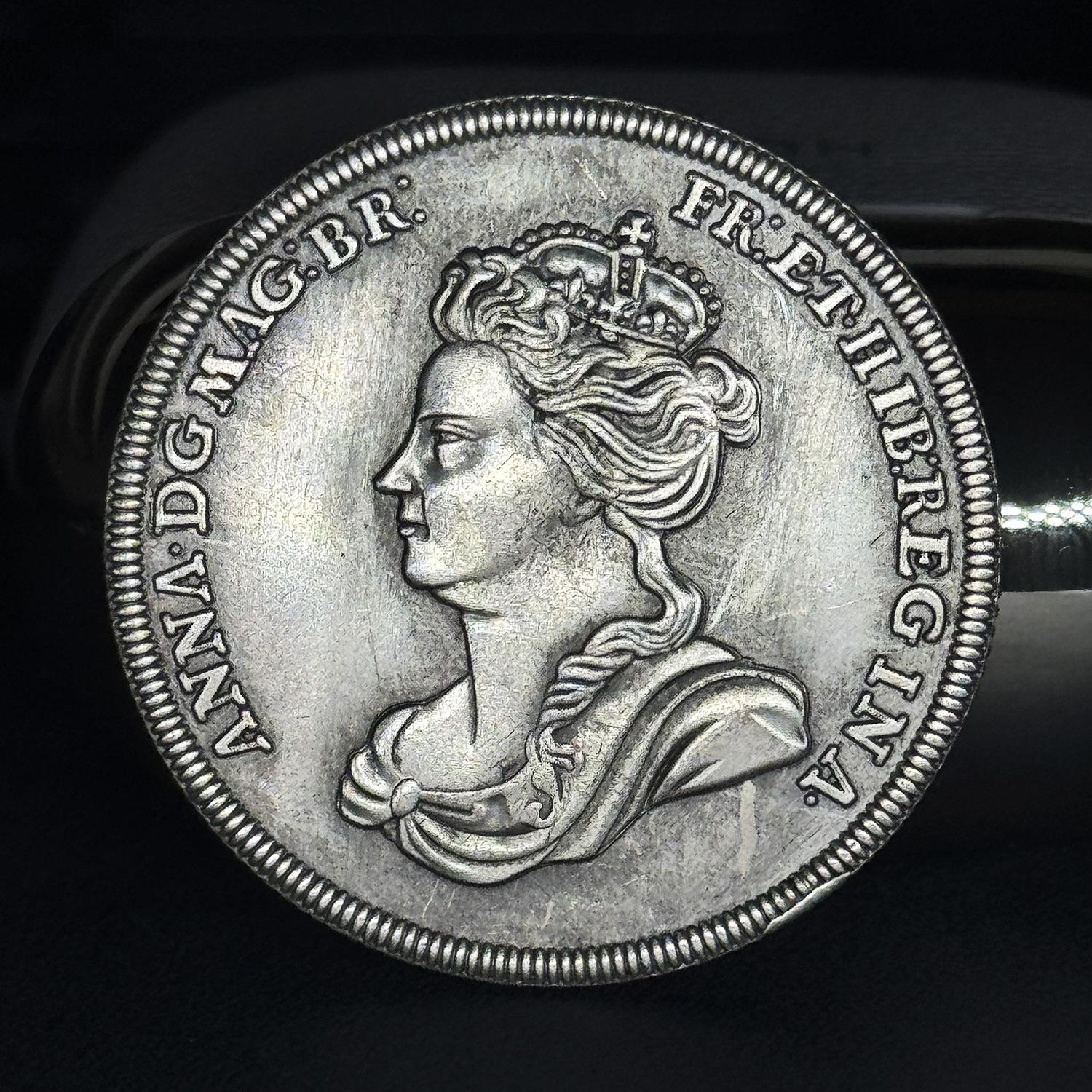 

1702 Queen Anne of England Gold/Silver Coins, Gift Medals, Coin Collectibles серебряный