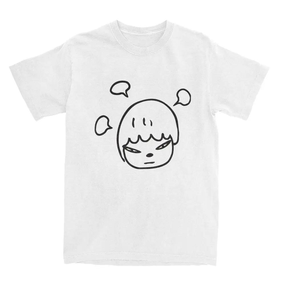 Yoshitomo Nara We Are Punks T-Shirts Men Vintage Pure Cotton Tees Crewneck Short Sleeve T Shirts Party Tops Fashion Streetwear