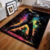 1PC Baseball Swing Colorful Splash Carpet for Living Room Bedroom Sofa Home Decor Rus Non-slip Floor Mat Luxury Gift