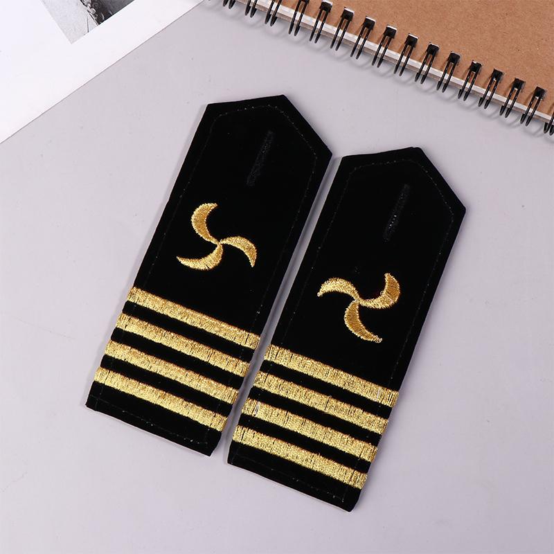 1 pár Ozdoba na oblečení Epolety Nárameníky Námořník Řemeslné Ramenní nášivky DIY Oblečení Dekor Doplňky