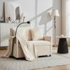 Minimally Modern Design Fabric Sofa, Multifunctional Deformation - Comfortable Living Room, Office and Studio Sleeping, Foldable Single Nap Bed