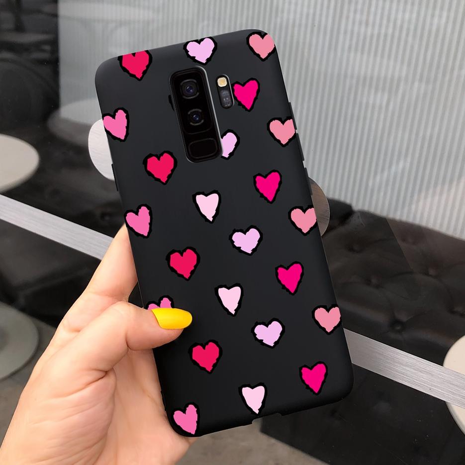 For Samsung Galaxy S9 Plus Case S9+ G965F Cute Candy Painted Fundas Matte Cover For Samsung S9 S9+ S 9 Plus Phone Case Soft Bags