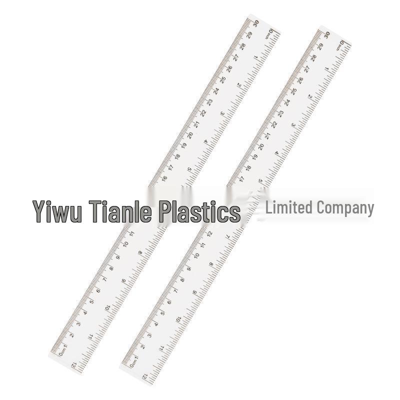 30cm Colored Plastic Ruler for Art and School Use