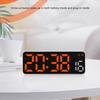Multifunctional Digital Clock LED Display with 2 Alarms Temperature Monitors and Date for Students and Professional