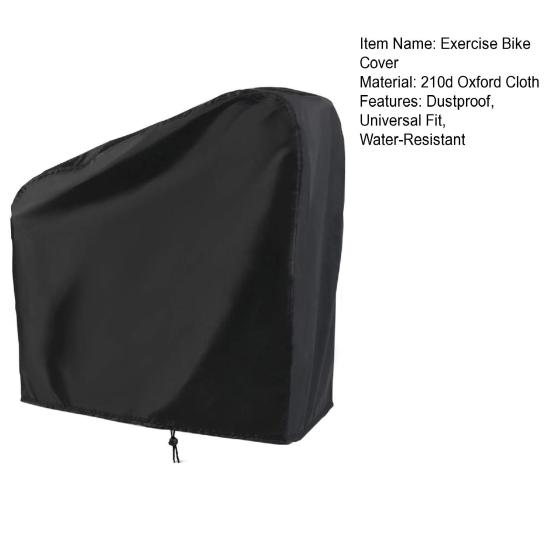 Exercise Bike Cover Universal Fit Easy to Install Indoor Cycling Protective Cover Bicycle Dustproof Waterproof Cover