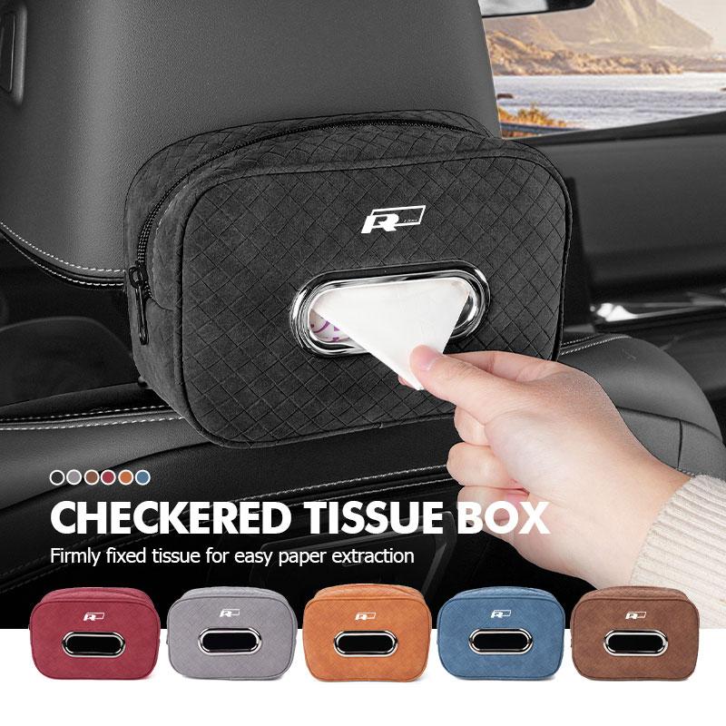 VFHJQ1 Car Tissue Box Handkerchief Box Dashboard Paper Towel Bag For Volkswagen VW Beetle CC B5 B6 B7 EOS GTI MK2 MK4 MK5 MK6 Phaeton