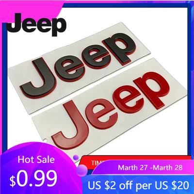 For Jeep For JEEP Grand Cherokee Commander Renegade Liberty Compass Patriot Wrangler Tj Jk Decoration ABS Car Front Emblem Tr