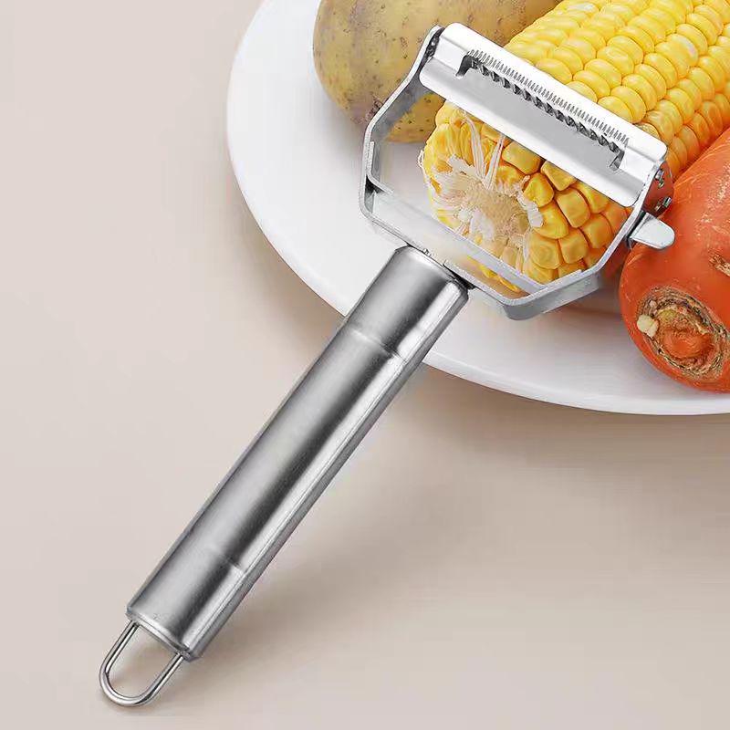 3-in-1 Stainless Steel Peeler & Grater for Fruits and Vegetables