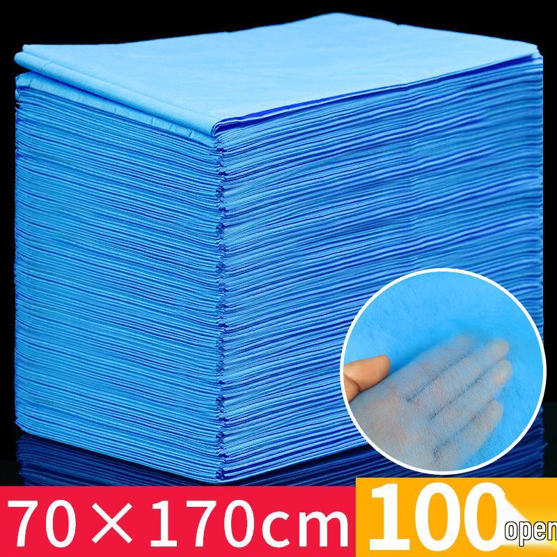 Waterproof Oilproof Disposable Bed Sheets with Hole - Non-Woven, Breathable, 100-Pack