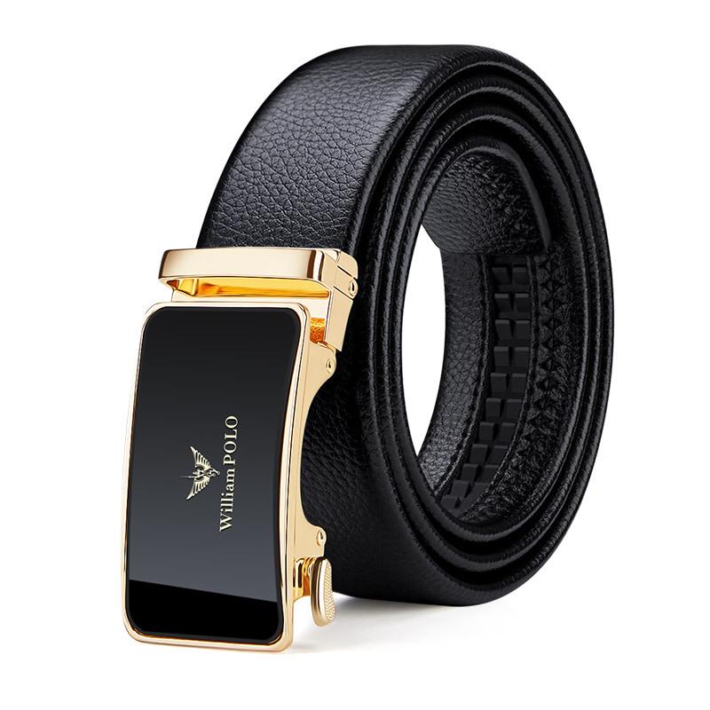 

Мужской ремень высокого класса из натуральной кожи Emperor Paul: Деловой ремень из коровьей кожи высшего слоя 120 cm