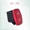 12V/24V 20A Waterproof Marine Grade Momentary ON OFF Red Backlight Rocker Switch for Car Boat RV Truck Horn Winch Polarity Start Battery Switches5