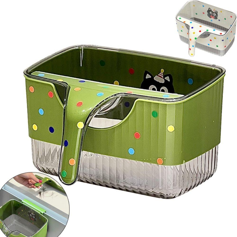 Large Capacity Waste Trash Can Wall-Mounted Food Waste Toilet  Household Cleaning Tools