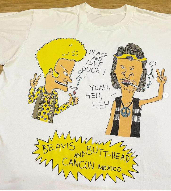 БЕВИС И БАТХЕД Канкун Мексика  Полный размер S-5XL Унисекс Футболка M