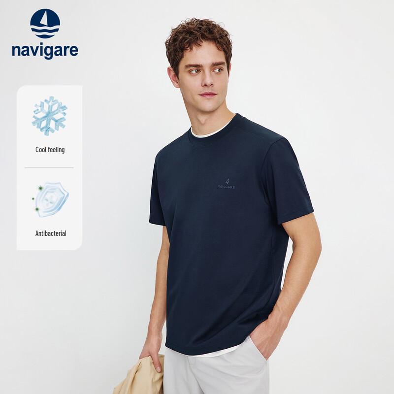 Navigare Men s Cooling Business Casual Round Neck T-Shirt M/48