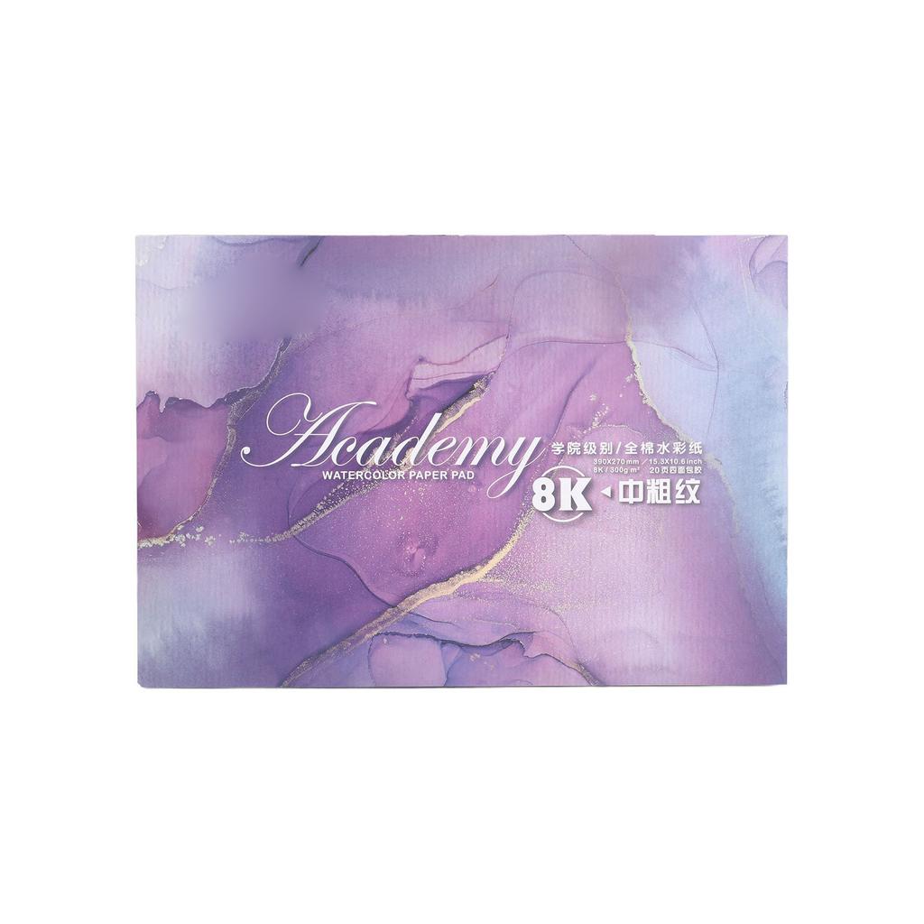 Watercolor Paper Medium Coarse Grain Fast Absorbing Water Thick Durable Practical Painting