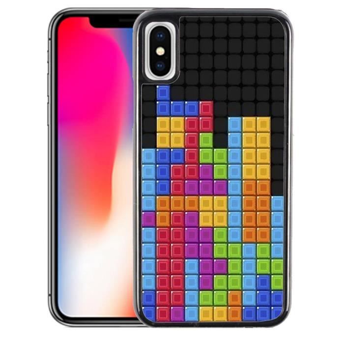 Coque iPhone X Tetris