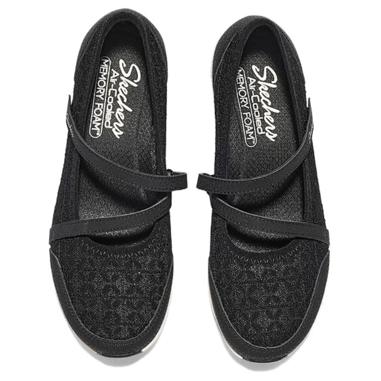 Skechers Womens Active Mary Jane Casual Shoes Women Sneaker Black 100624-BLK