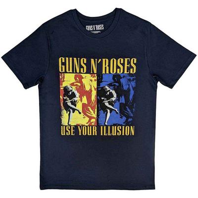 Guns N' Roses - Use Your Illusion Blu Navy (Maglietta)