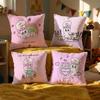 Cartoon Esther Bunny Pink Cushion Cover Decorative Cushions Covers Cover Sofa 50X50 Pillow 4 Piece 45X45 40X40 Pillowcase