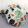 1pc Tropical Birds Automatic Open/close, All-Season Portable Folding Umbrella, Travel, Everyday, Formal Events116