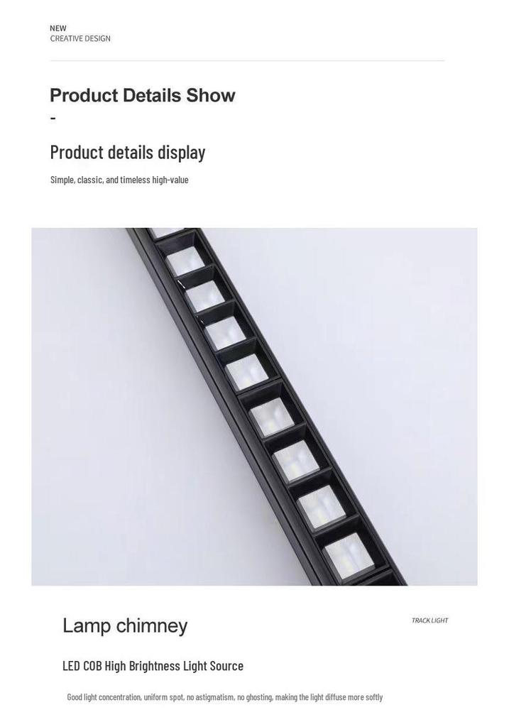 Anti-Glare LED Track Spotlight for Retail & Exhibitions