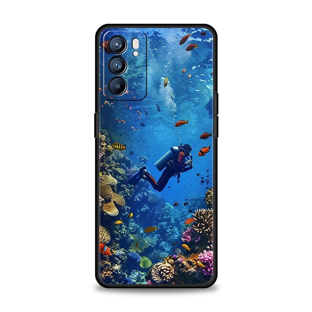 Wodoodporne etui na telefon dla nurka do Oppo Reno13 Reno12 Reno11 F Reno10 Pro A54 5G Find X5 A53 A52 A9 A17 A57 A78 4G A79 A80 A98 Pokrowiec