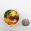 Simulated Food Fridge Magnets Resin Painted Magnet Noodles Ribs  Pot Cute Magnets for Refrigerator Retro Magnetic Handicrafts