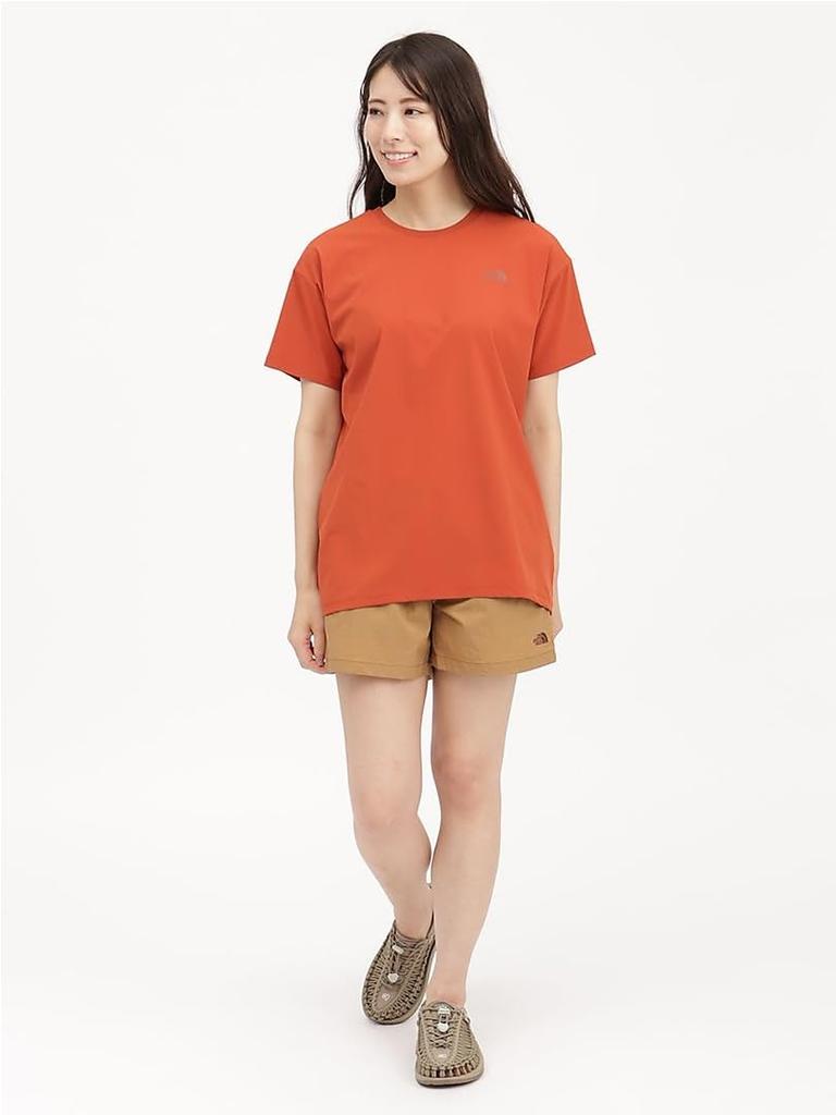 The North Face Wind UV Size S Women's Floaty, Moisture-Wicking, Quick-Drying, Antibacterial, Odor-Resistant, Anti-Static, Protection, Fade-Rusted