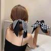 Bow-shaped Fabric Hair Tie