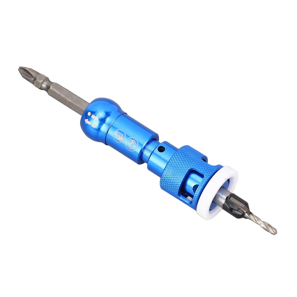 Countersink Drill Bit Set for Wood with Adjustable Depth Stop 82 Degree Carbide Tipped Carpentry Pil