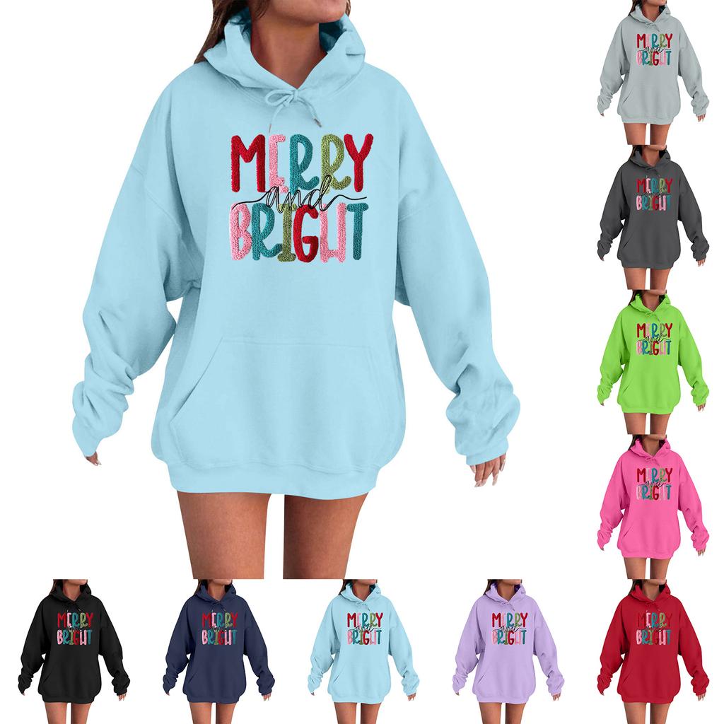 Women's Loose Comfortable Casual Fashion Character Printed Hooded Long Sleeve Sweatshirt