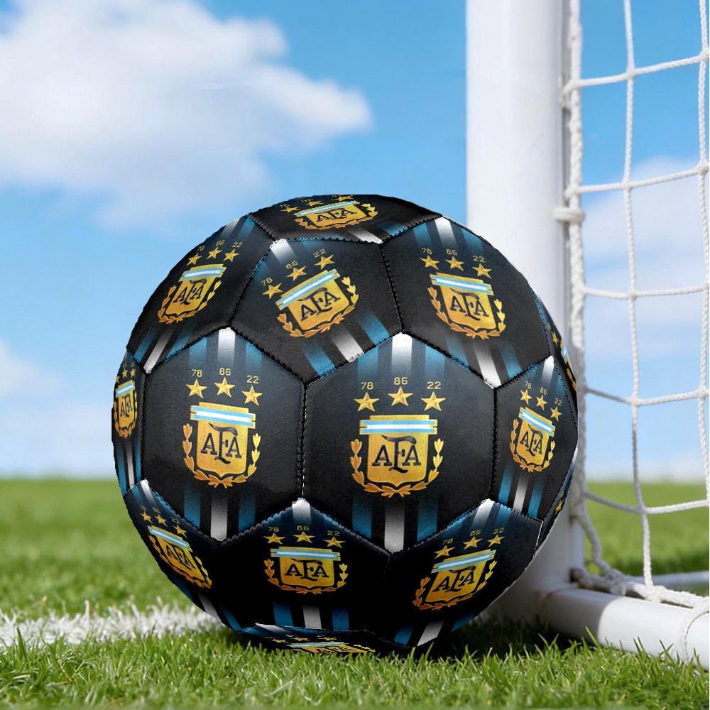 Argentina Football Club Printed Size 5 Soccer Balls, High-Quality, Anti-Slip, Protective Football, A Unique Gift , Birthdays, Christmas Gifts