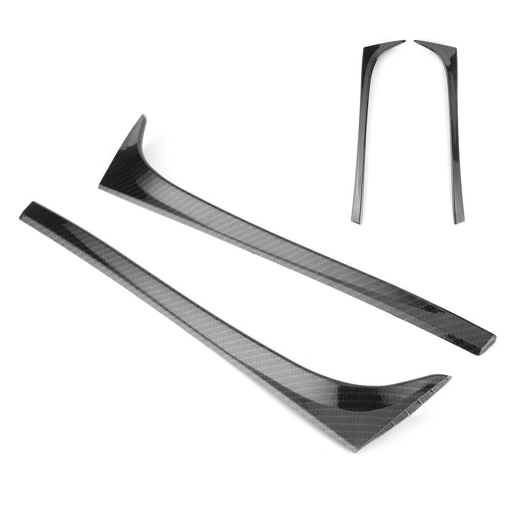 Car Rear Window Spoiler Side Wing Trim Accessories Fit for MK7 MK7.5 2014‑2018Carbon Fiber Style