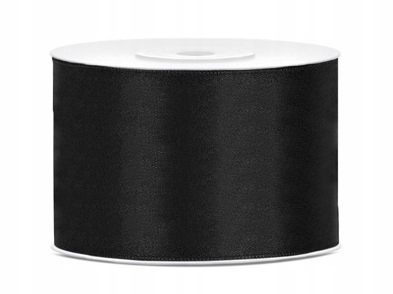 Satin Ribbon Black 50mm/25m 010