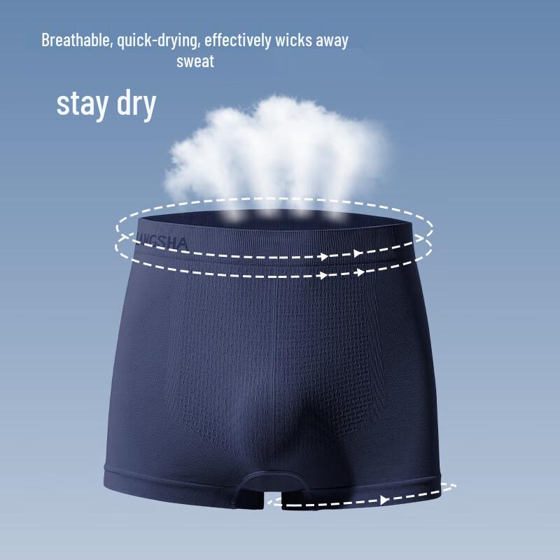 LangSha Men's Athletic Boxer Briefs 3-Pack