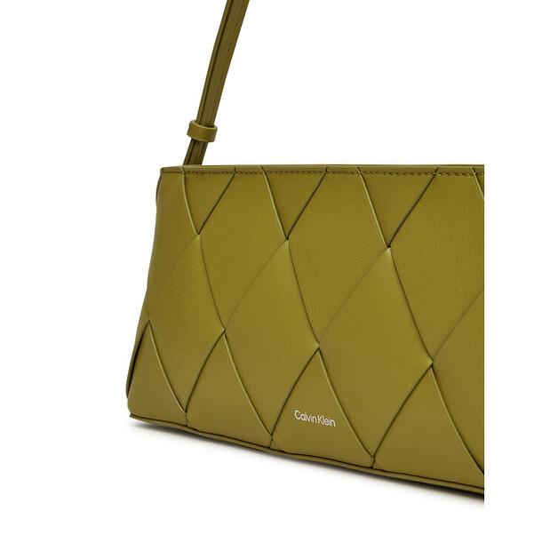 Сумка Calvin Klein Calvin Klein Ck Woven Elongated Shoulder Bag K60K612992 зелёный