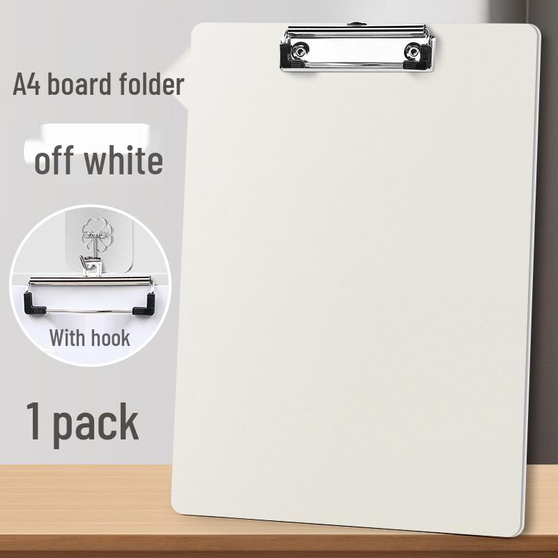 A4 Multi-functional Clipboard with Metal Clip and Writing Pad