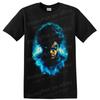 Iceman Bobby Drake Marvel  T Shirt Blue Ice Lightning Superhero Art Tee