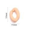 20pcs 17x11mm Acrylic Link Chain Candy Color Assembled Parts Loose Beads for DIY Jewelry Making Bracelets Necklace Accessories
