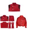 Akira Cosplay Jacket Pu Leather Motorcycle Streetwear For Anime Role Play