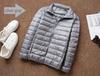 Men's Oversized Hooded Down Jacket - Short, Thin, Stand-up Collar, Large Size