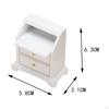 1/12 Dollhouse Bedside Table Side Miniature Wood Furniture Ornaments for Bedroom Durable