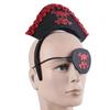 Fun Headbands Halloween Pirate Eyepatch for Party Glitter Headwear Photo Props