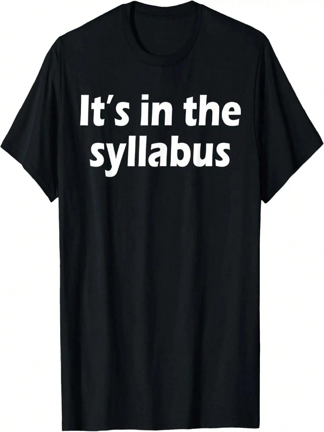It s In The Syllabus T-Shirt S разноцветный