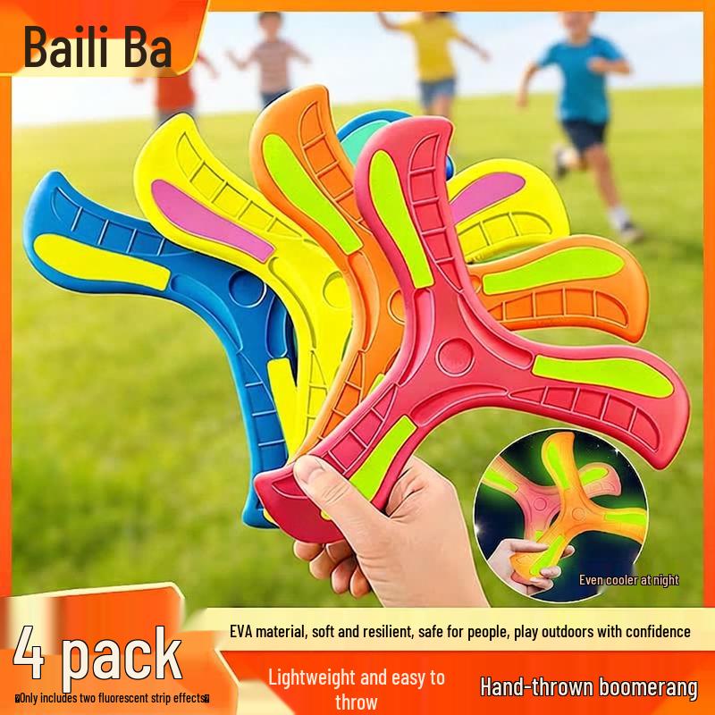 Children s Soft Rubber Boomerang Set