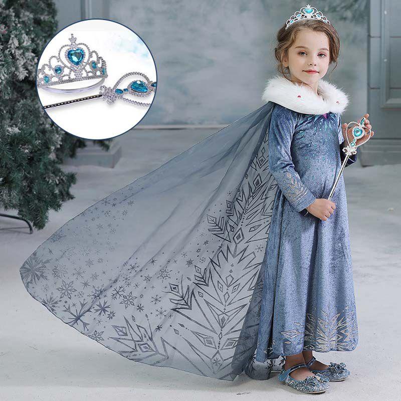 Dress Princess For Girls Cosplay Party Dresses Christmas Costume Clothes