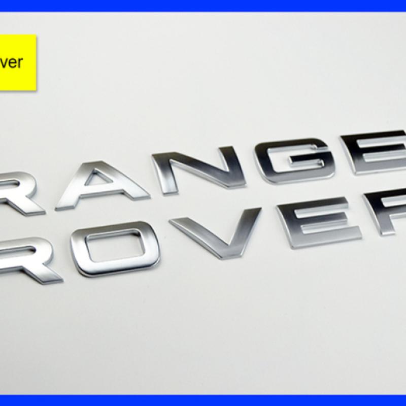 10pcs ABS Chrome Car Styling Trunk Logo Letters Emblem Badge Sticker Cover