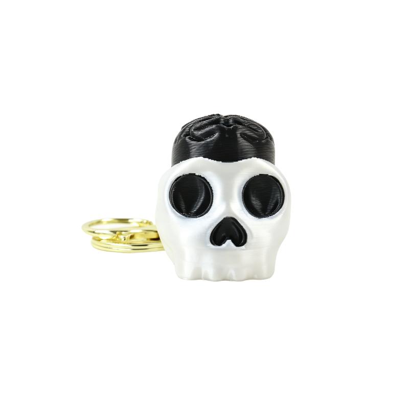 3D Printed Durable Halloween Keychain Cute Pumpkin Skeleton Witch Cat Pendant Trick or Treat Giveaway Gift for Kids