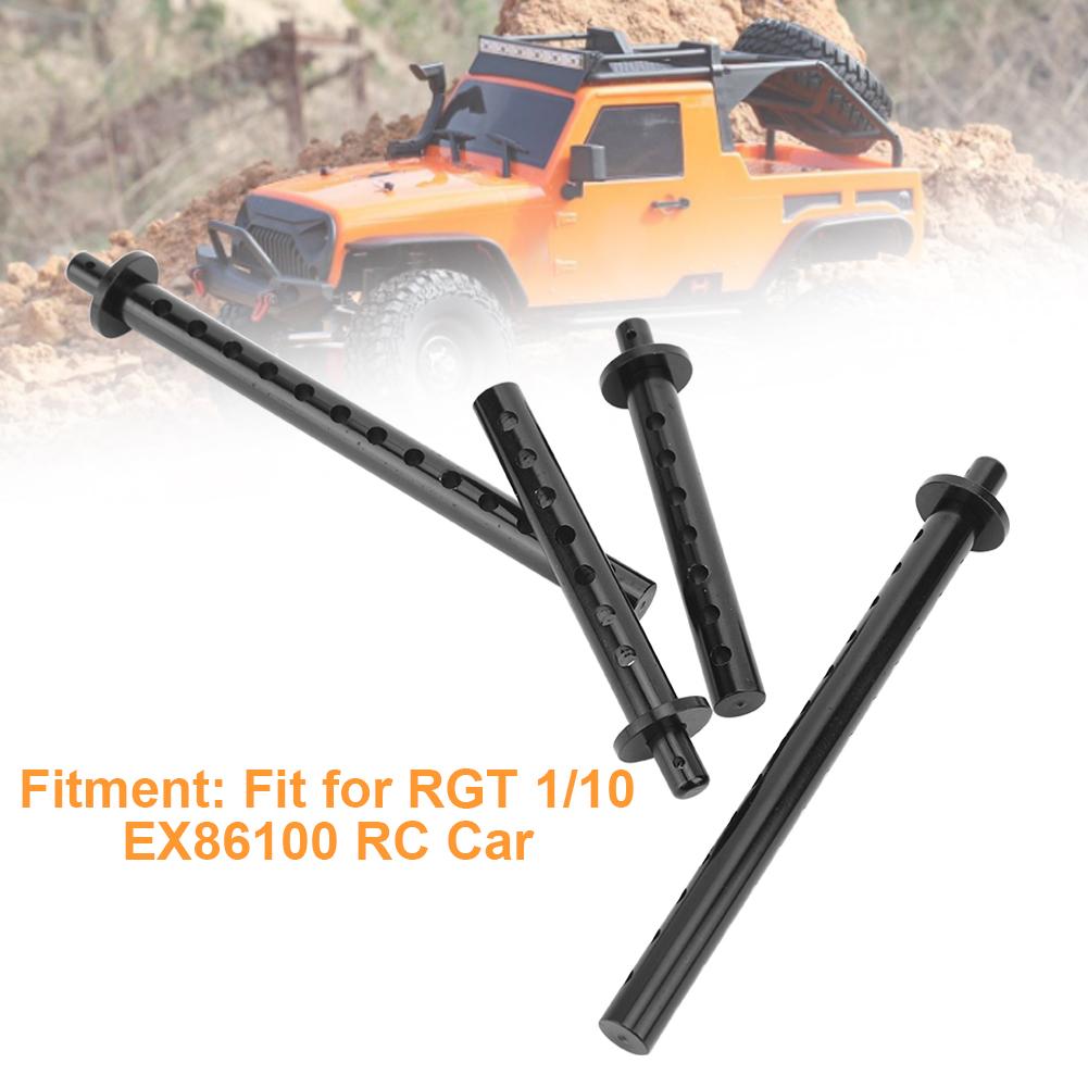 4pcs Front Rear Car Shell Column Spare Part Fit for RGT 110 EX86100 RC Car PartsBlack R86018BL