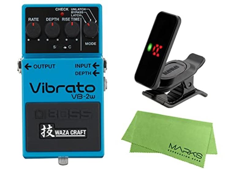 

BOSS - Vibrato VB-2w (J) + KORG Pitchclip 2 PC-2 + Marks Original Cross Set